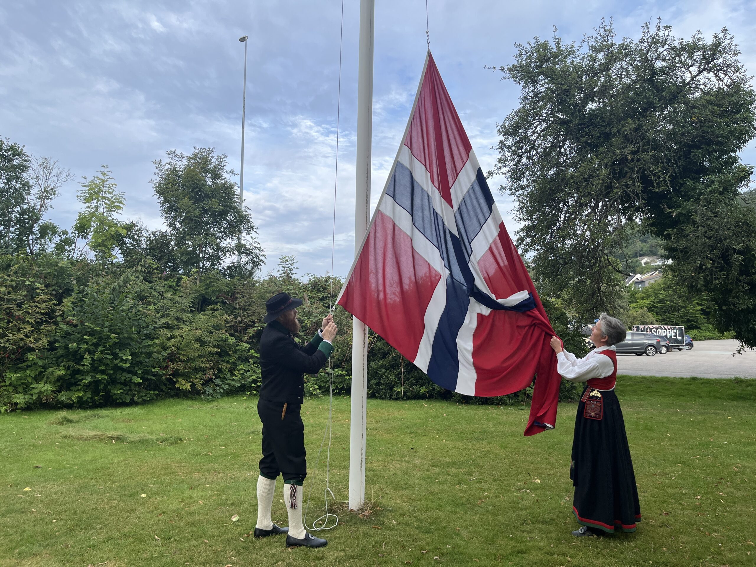 Glimt fra første skoledag